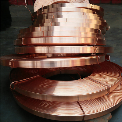 C10100 C10200 C11000 T1-T2-Kupfer-Spulen-Blatt/Messingstreifen-Spule 1000mm-1220mm