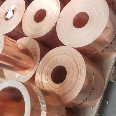 Phosphor-Bronzen-Streifen-Spule CuSn6 C5191 CuSn8 C5210 für elektronische Verbindungsstücke